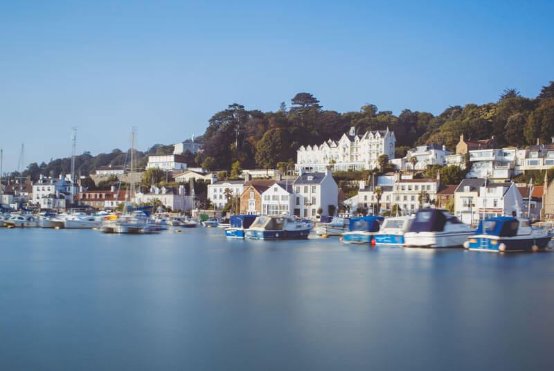 St Aubin's harbour in Jersey, Channel Islands