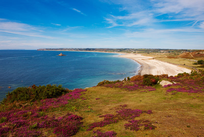 St Ouen's bay in Jersey, Channel Islands