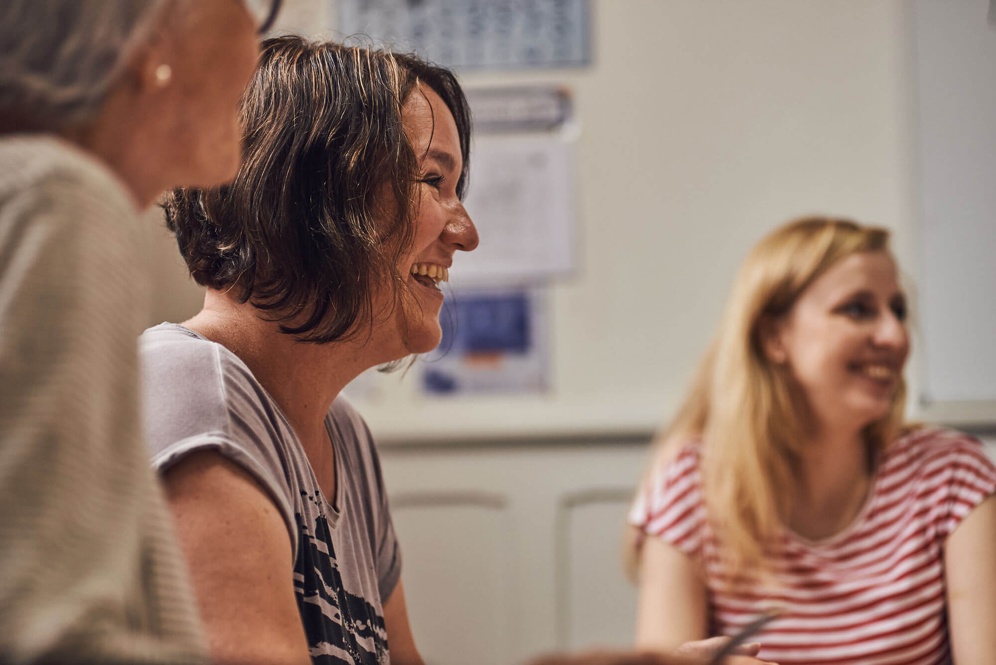 Students on a standard English course in Jersey, UK