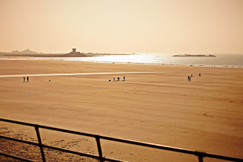 St Ouens bay in Jersey, Channel Islands