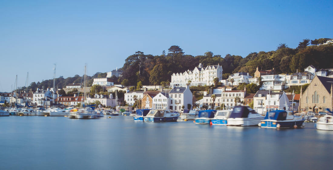 St Aubin's harbour in Jersey, Channel Islands