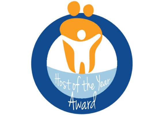 Host of the year award logo